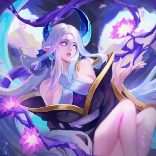 🪷 emoji alune x aphelios Telegram sticker 24 of 24