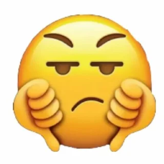 👎 emoji silly ass Telegram sticker 20 of 39