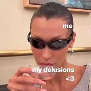 😏 emoji Isabella Khair Hadid Telegram sticker 21 of 40