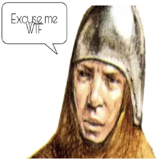 Sticker from Anglo-Saxon shenanigans