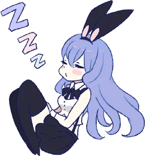 😴 emoji Милашка @Lucegraph Telegram sticker 7 of 40