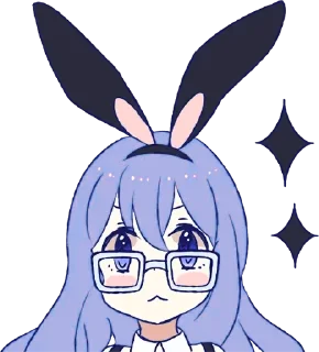 🤓 emoji Милашка @Lucegraph Telegram sticker 14 of 40
