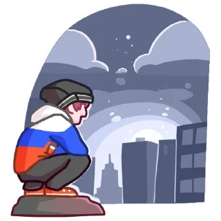 🌃 emoji Славик в толстовке @TgSticker Telegram sticker 24 of 51