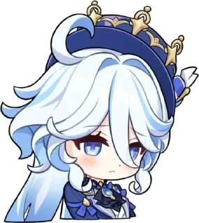 💧 emoji Chibi Furina @anime4_arts Telegram sticker 23 of 61