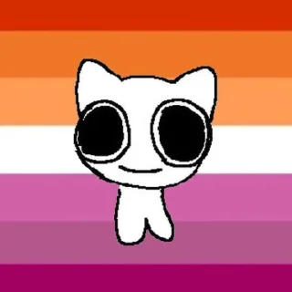 🏳️‍🌈 emoji СТИКЕРПАК Вискаса Telegram sticker 16 of 37