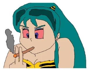 🚬 emoji Румико Такахаси от 04.06.2024 by @mermutani Telegram sticker 5 of 50