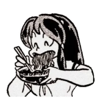 😋 emoji Румико Такахаси от 04.06.2024 by @mermutani Telegram sticker 6 of 50