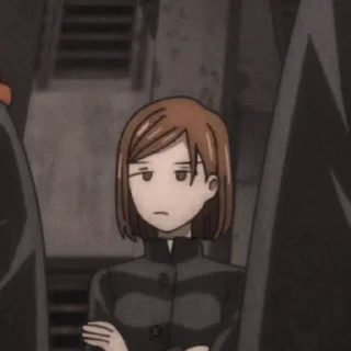 😐 emoji Кугисаки Нобара. АААААААА Telegram sticker 16 of 20