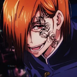 😄 emoji Кугисаки Нобара. АААААААА Telegram sticker 14 of 20
