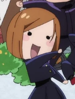 🥰 emoji Кугисаки Нобара. АААААААА Telegram sticker 2 of 20