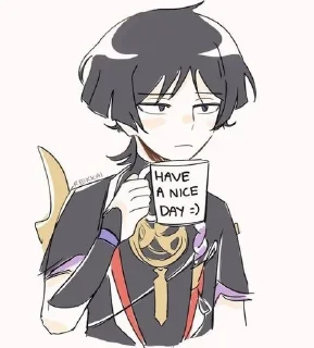 🌟 emoji Scaramouche Telegram sticker 23 of 39