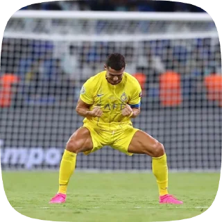 🌟 emoji Cristiano Ronaldo Telegram sticker 21 of 23
