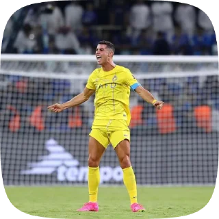 🌟 emoji Cristiano Ronaldo Telegram sticker 17 of 23