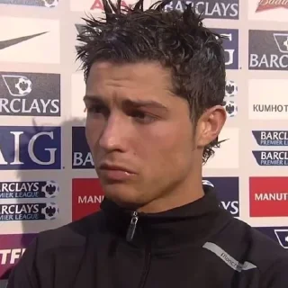 Sticker from Cristiano Ronaldo young