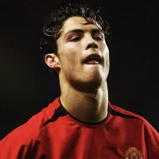 Sticker from Cristiano Ronaldo young