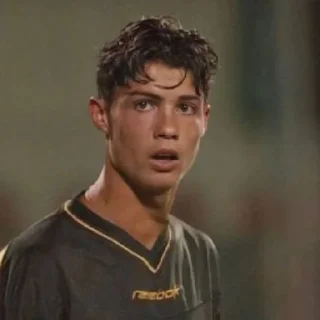 Sticker from Cristiano Ronaldo young