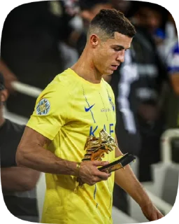 🌟 emoji Cristiano Ronaldo Telegram sticker 19 of 23