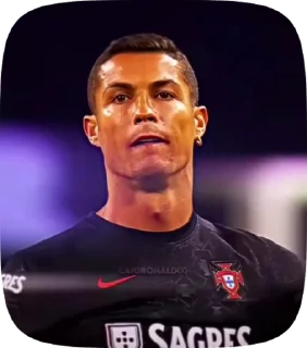 🌟 emoji Cristiano Ronaldo Telegram sticker 8 of 23