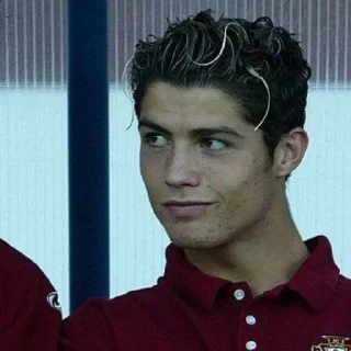 Sticker from Cristiano Ronaldo young