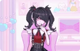 🌟 emoji Needy streamed overcome Black Telegram sticker 18 of 35