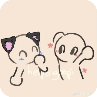 🐱 emoji ❤l Love you❤ Telegram sticker 1 of 120