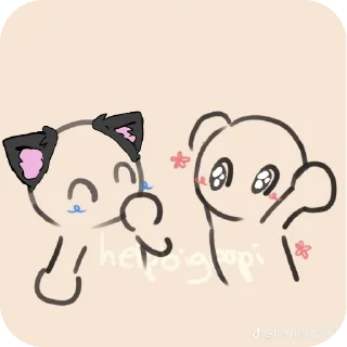 🐱 emoji ❤l Love you❤ Telegram sticker 2 of 120