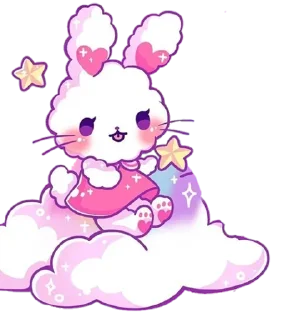 ☁️ emoji Bunny @stickersb2b Telegram sticker 20 of 44