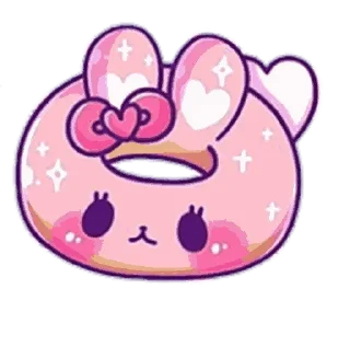 🍩 emoji Bunny @stickersb2b Telegram sticker 23 of 44