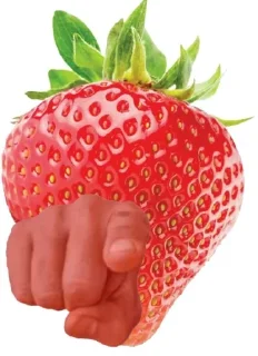 👇 emoji Аппарат по созданию клубнички Telegram sticker 12 of 44