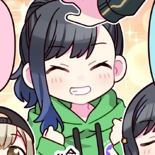 😁 emoji An Shiraishi @fiveforstickers Telegram sticker 7 of 25