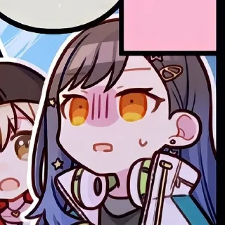 😮‍💨 emoji An Shiraishi @fiveforstickers Telegram sticker 11 of 25