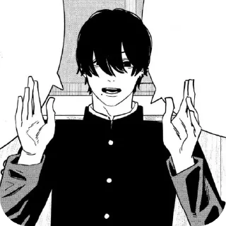 ✋ emoji Хирофуми Ёшида✧  @lwowr Telegram sticker 7 of 35