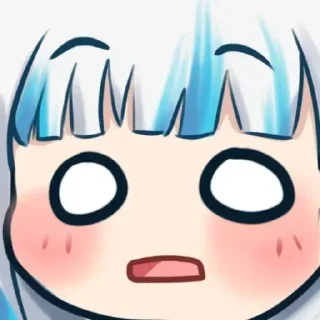 😳 emoji Gawr Gura chibi cute 1 Telegram sticker 7 of 16