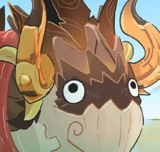 🙃 emoji ГЕНШИНМЕМЕ [От GenshiKo] Telegram sticker 8 of 120