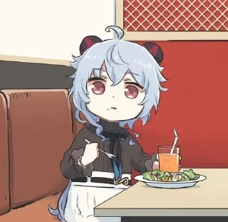 😟 emoji ГЕНШИНМЕМЕ [От GenshiKo] Telegram sticker 23 of 120