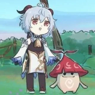 😃 emoji ГЕНШИНМЕМЕ [От GenshiKo] Telegram sticker 14 of 120
