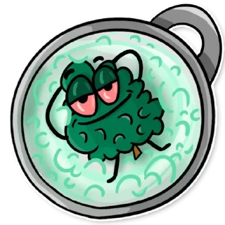 😄 emoji Shish by @lilcannabisdesign Telegram sticker 9 of 26