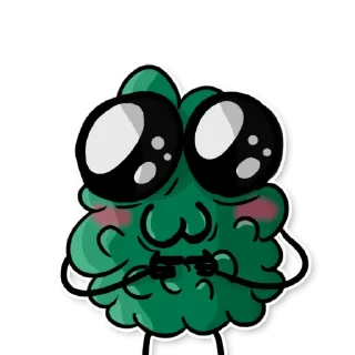🥺 emoji Shish by @lilcannabisdesign Telegram sticker 17 of 26
