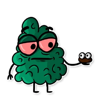 🧐 emoji Shish by @lilcannabisdesign Telegram sticker 11 of 26