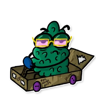 😎 emoji Shish by @lilcannabisdesign Telegram sticker 13 of 26