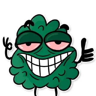 Sticker from Shish by @lilcannabisdesign