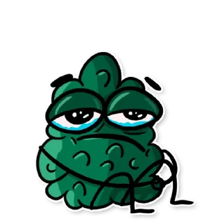 😭 emoji Shish by @lilcannabisdesign Telegram sticker 19 of 26
