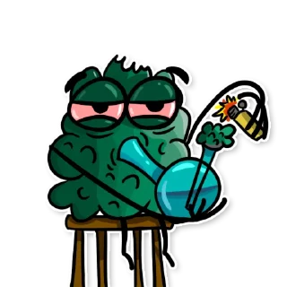 🤤 emoji Shish by @lilcannabisdesign Telegram sticker 8 of 26