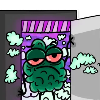 🥴 emoji Shish by @lilcannabisdesign Telegram sticker 14 of 26