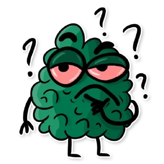 🤔 emoji Shish by @lilcannabisdesign Telegram sticker 10 of 26