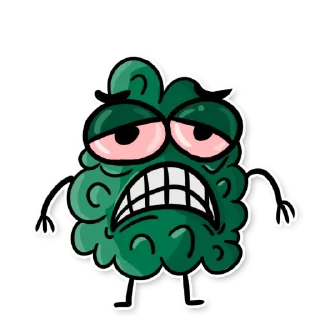 😬 emoji Shish by @lilcannabisdesign Telegram sticker 18 of 26