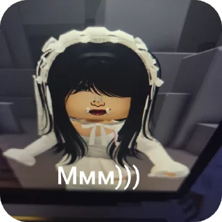 😏 emoji 🧝🏿‍♀️Роблокс обрыганочки🧝🏿‍♀️ Telegram sticker 4 of 44