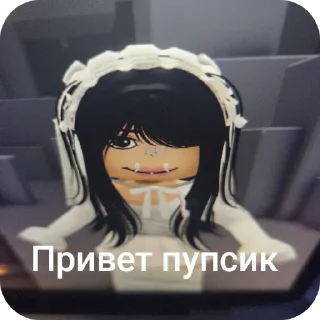 🧸 emoji 🧝🏿‍♀️Роблокс обрыганочки🧝🏿‍♀️ Telegram sticker 1 of 44