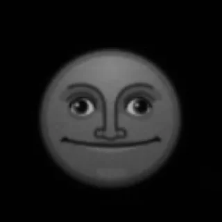 🌚 emoji вахуи. Telegram sticker 1 of 6
