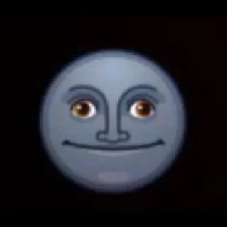 🌚 emoji вахуи. Telegram sticker 2 of 6